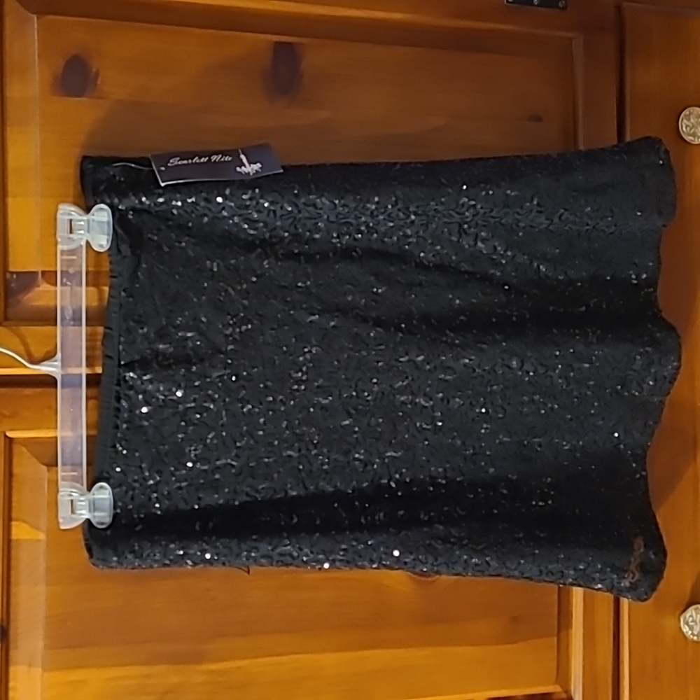 Black sequined skirt - Scarlett Nite
